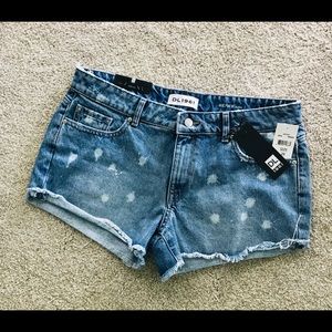 NEW DL1961 Renee Distressed Denim Short